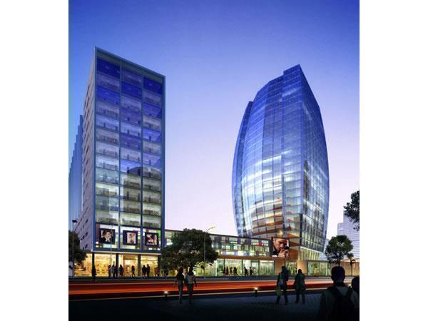 Pusat Komersial Port Baku Render